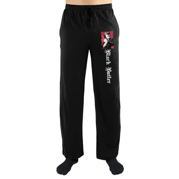 Black Butler Sebastian Sleep Pajama Pants-Small