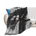 Black Butler Throw Blanket Flannel Anime for Girls Boys Men Women