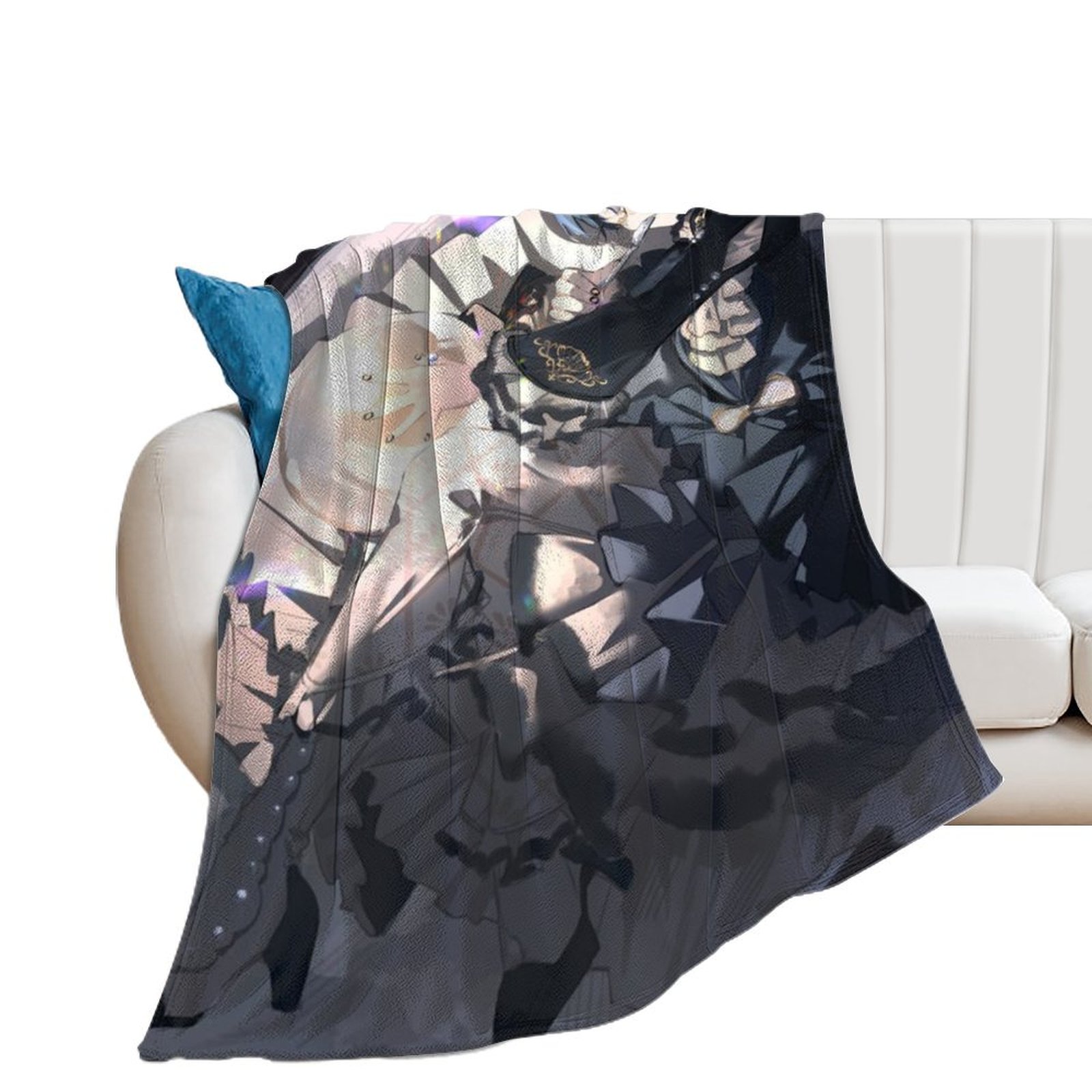 Black Butler Throw Blanket Flannel Anime for Girls Boys Men Women