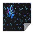thumbnail image 1 of Black Butterfly Pattern Square Tablecloth,Waterproof Square Table Cover,Wipeable Spillproof Washable Table Cover for Home Kitchen Party Decor 42"X42"(107x107cm), 1 of 6