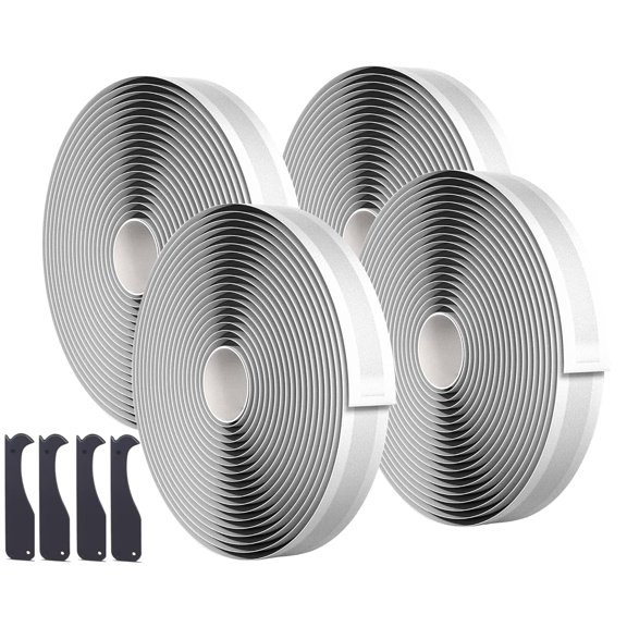 Black Butyl Seal Putty Tape 1 Inch x 30 Feet(4 Pack),Leak of Butal for RV Repair, Window, Boat Sealing, Glass and EDPM Rubber Roof Patching