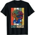 thumbnail image 1 of Black CNA Nurse Shirts For African American, Melanin Nursing T-Shirt, 1 of 5