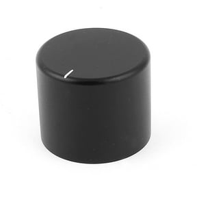 Black CNC Machined Solid Aluminum Speaker Radio Volume Control Knobs 30x25mm