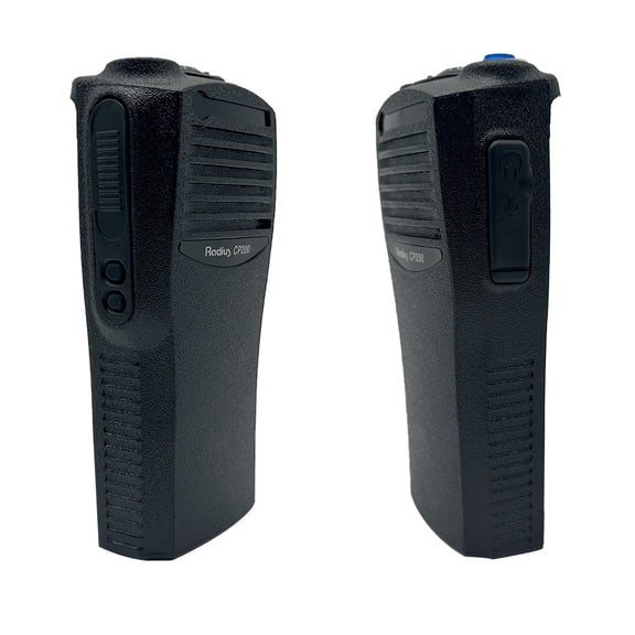 Black CP200 Housing Case Front Cover with Speaker Compatible with Two Way Radio CP200