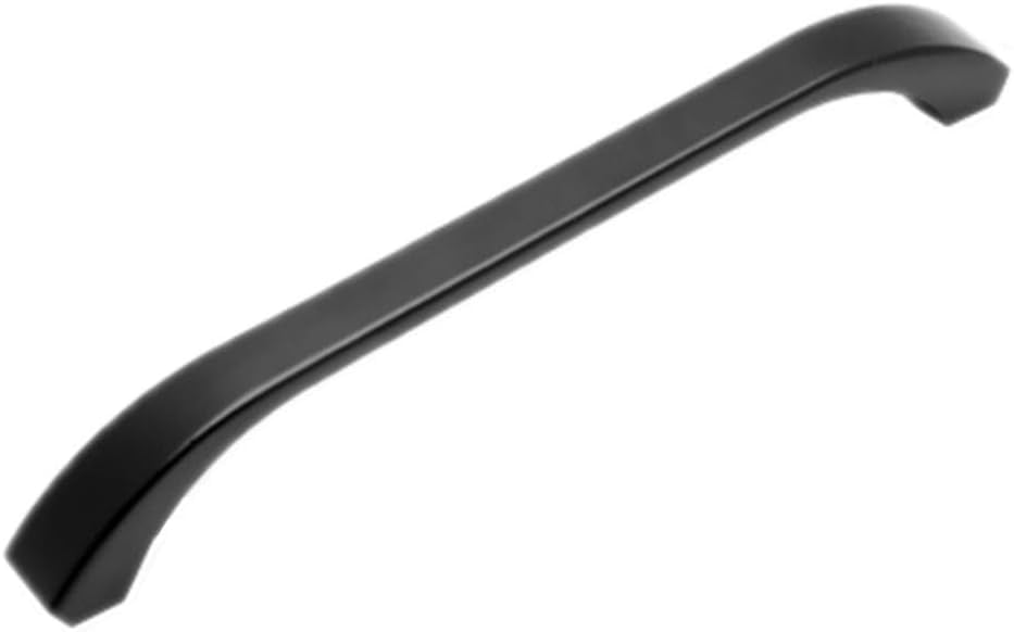 Txinmin Home Black Cabinet Handles 10 pack Kitchen Cabinet Pulls 2-1/2" Hole Centers Euro Style Drawer Hardware