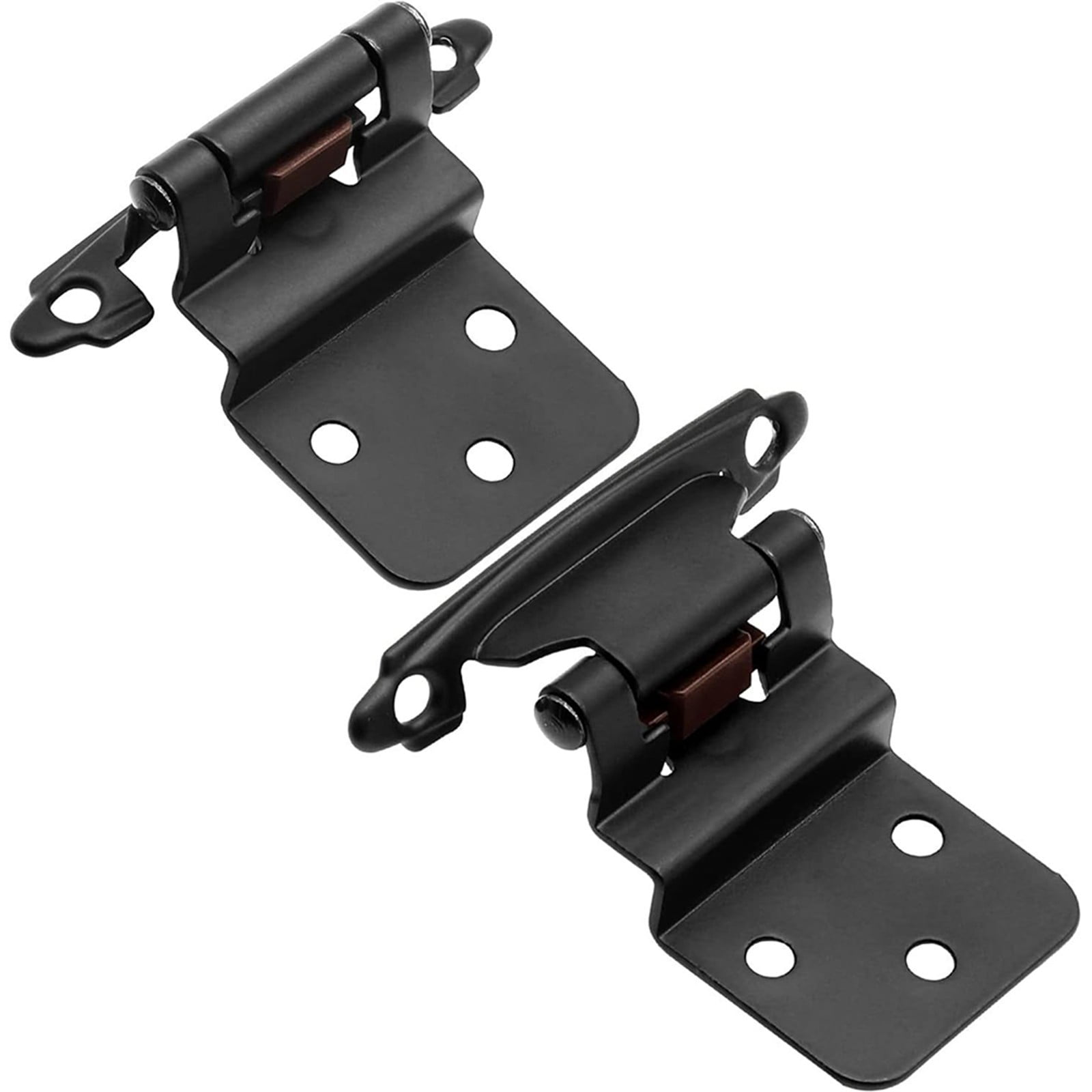 Black Hinges Inch Inset Kitchen Hinges, SemiConcealed