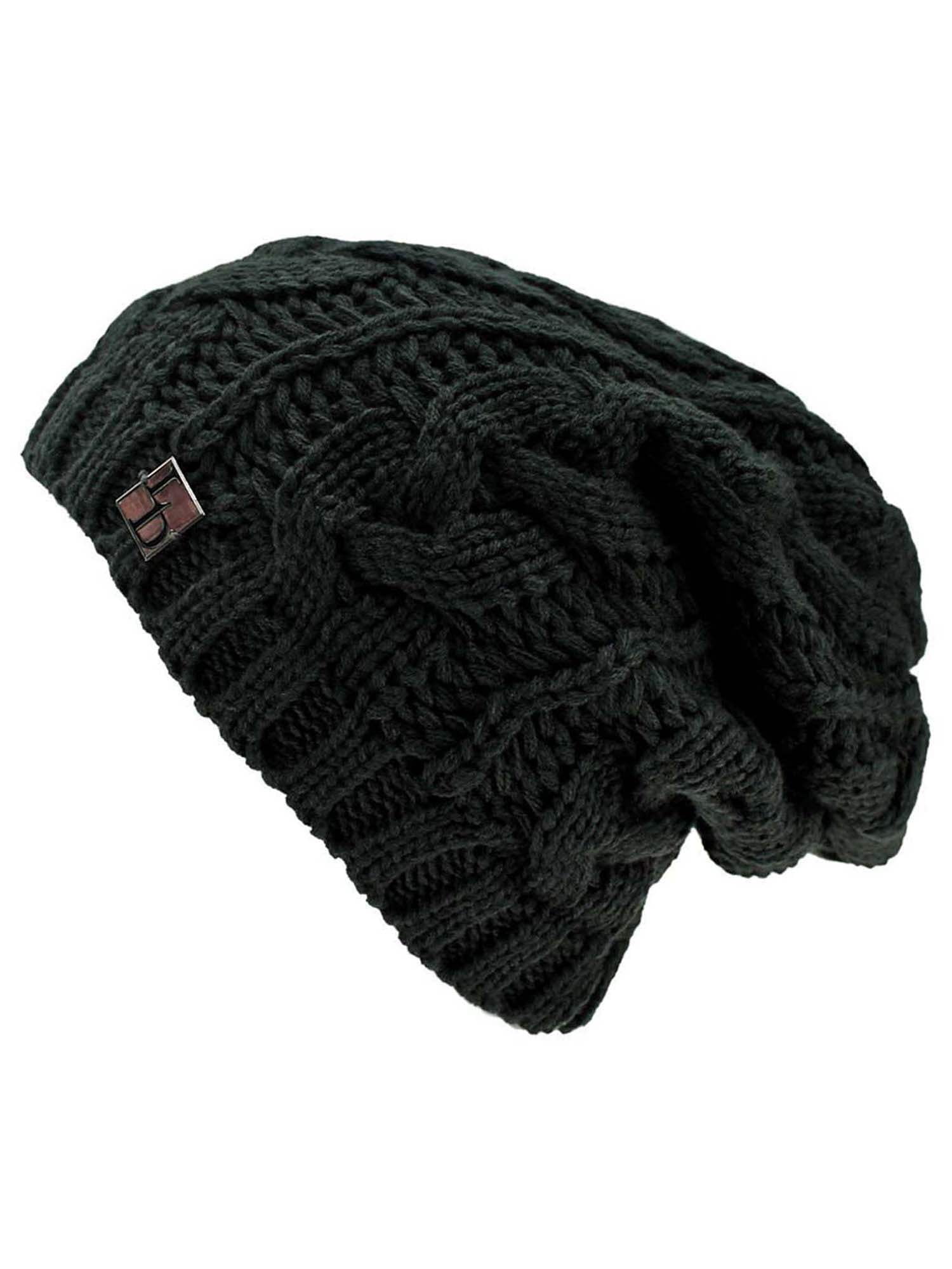 Cable Knit Slouchy Beanie Unisex Slouchy Winter Hats Knitted Beanie Caps Pink C8188dzzh5o