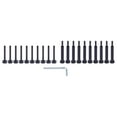thumbnail image 1 of Black Cable Railing Hardware, Steel Cable Railing Kit for 1/8" Stainless Steel Cable Railing System, for Metal & Wood Post, 1 of 11