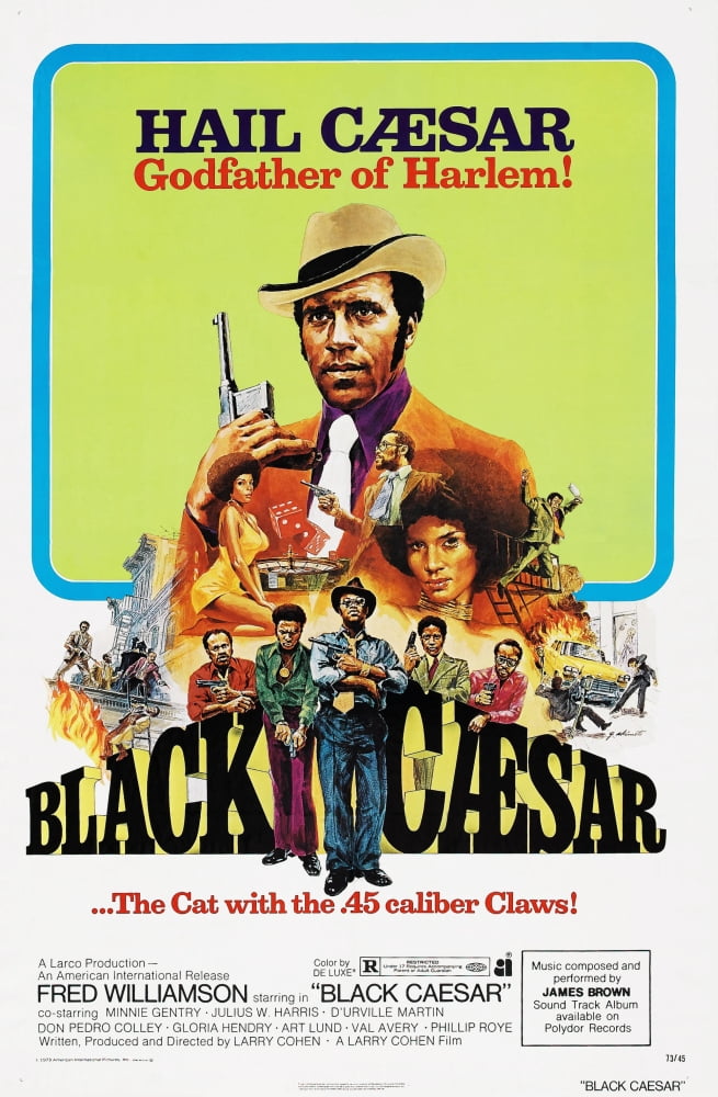 Black Caesar U Canvas Art -  (24 x 36)