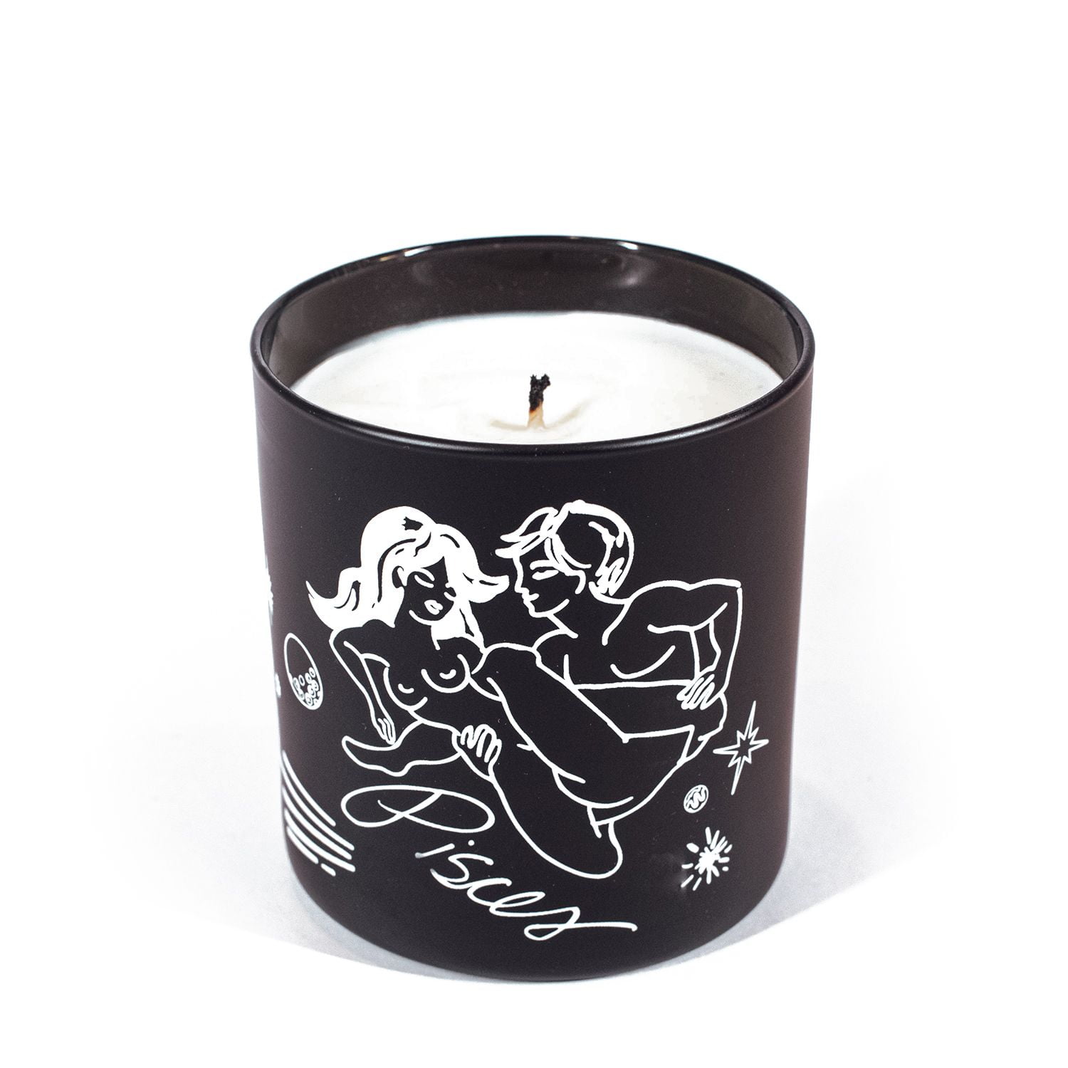 Black Cake Clothing Pisces Zodiac Horoscope Massage Candle Passion