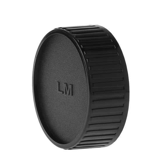 Black Camera Body Cap and Rear Lens Cover Cap for Leica for M LM Camera Lens M6