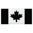 thumbnail image 1 of Black Canada Flag Embroidered Iron-on Patch, 1 of 1