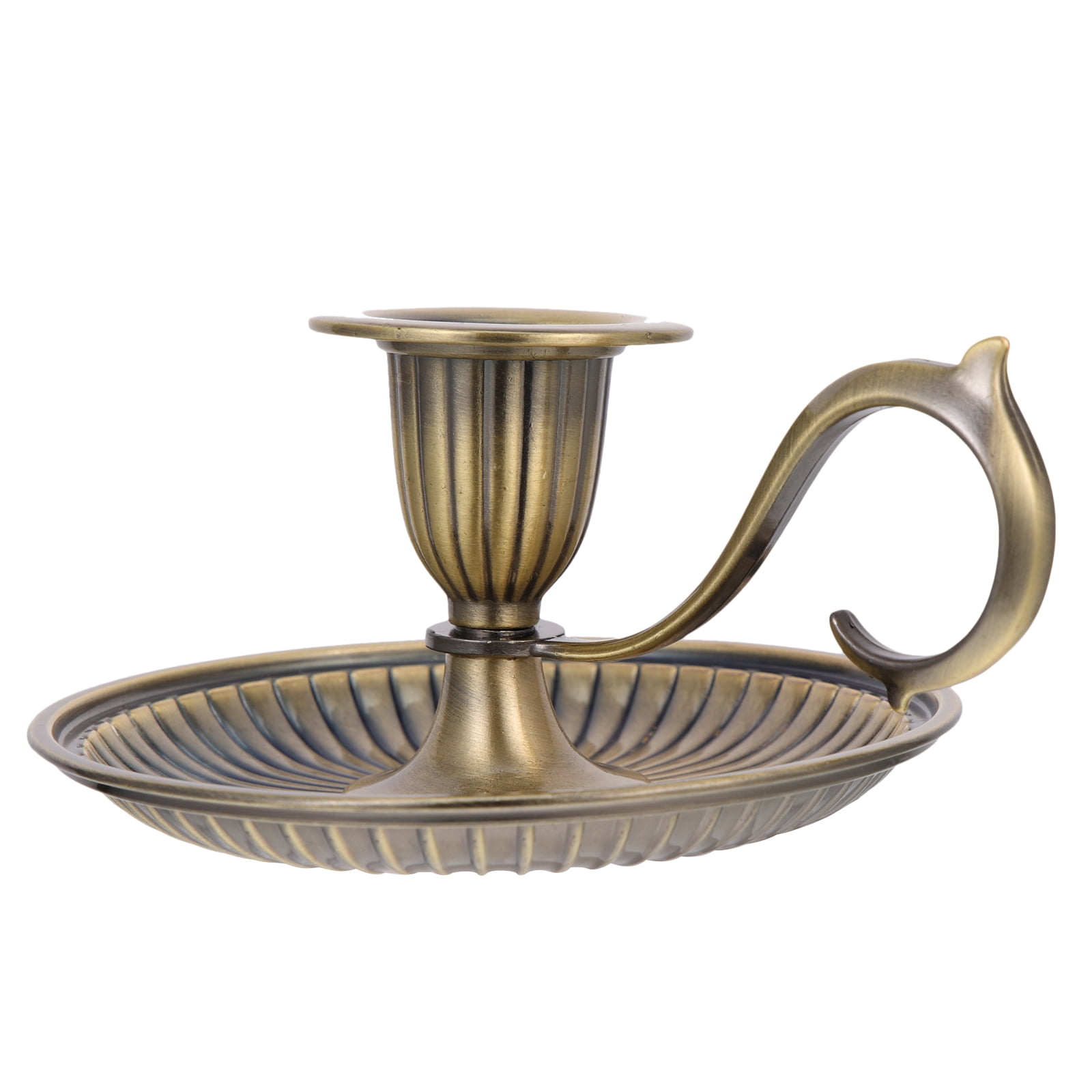 Black Candle Sticks Holders Patina Halloween Décor Taper Candle Holders