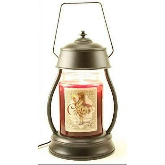 Black Candle Warmer and Courtneys 26 oz Candle Strawberry Vanilla