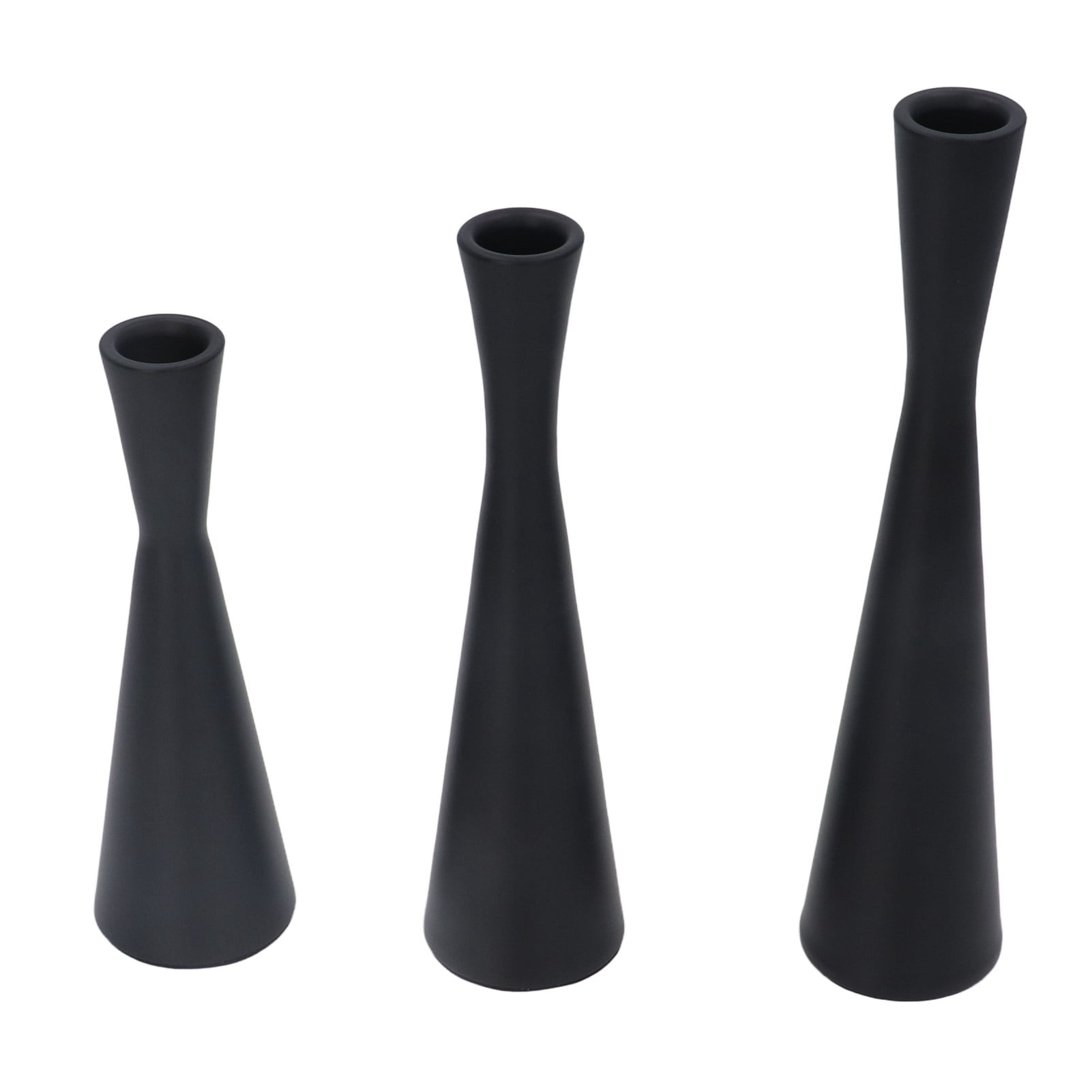 Black Candlestick Holders, Retro Modern Wrought Iron European Style
