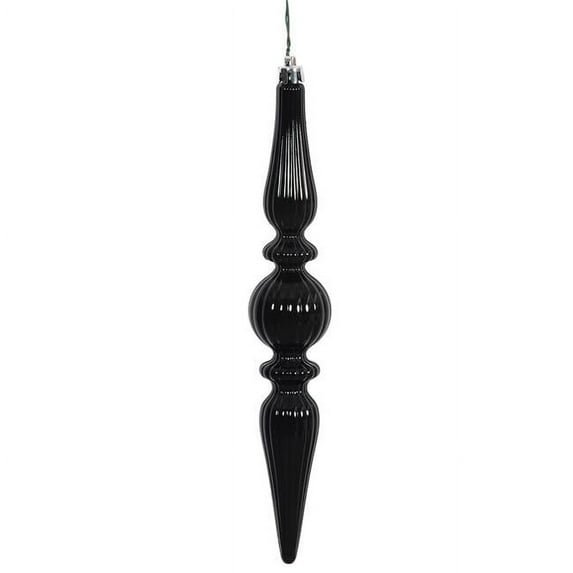 Black Candy UV Drilled Drop Ornament - 9 in. - 6 Per Bag