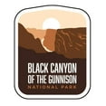 thumbnail image 1 of Black Canyon of the Gunnison National Park Hook Patch for Backpacks (Not an Iron-on Patch), 1 of 2