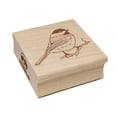 thumbnail image 1 of Black-Capped Chickadee Bird on Branch Square Rubber Stamp Stamping Scrapbooking Crafting - Medium 1.75in, 1 of 1