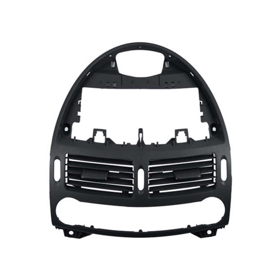 Black Car Air Outlet Dashboards Fit For Mercedes Benz E-Class W211 2003-2008, Center A/C Dash Air Vent Trim Cover,Dashskin,Dash Pad Dash Board-Center outlet-B