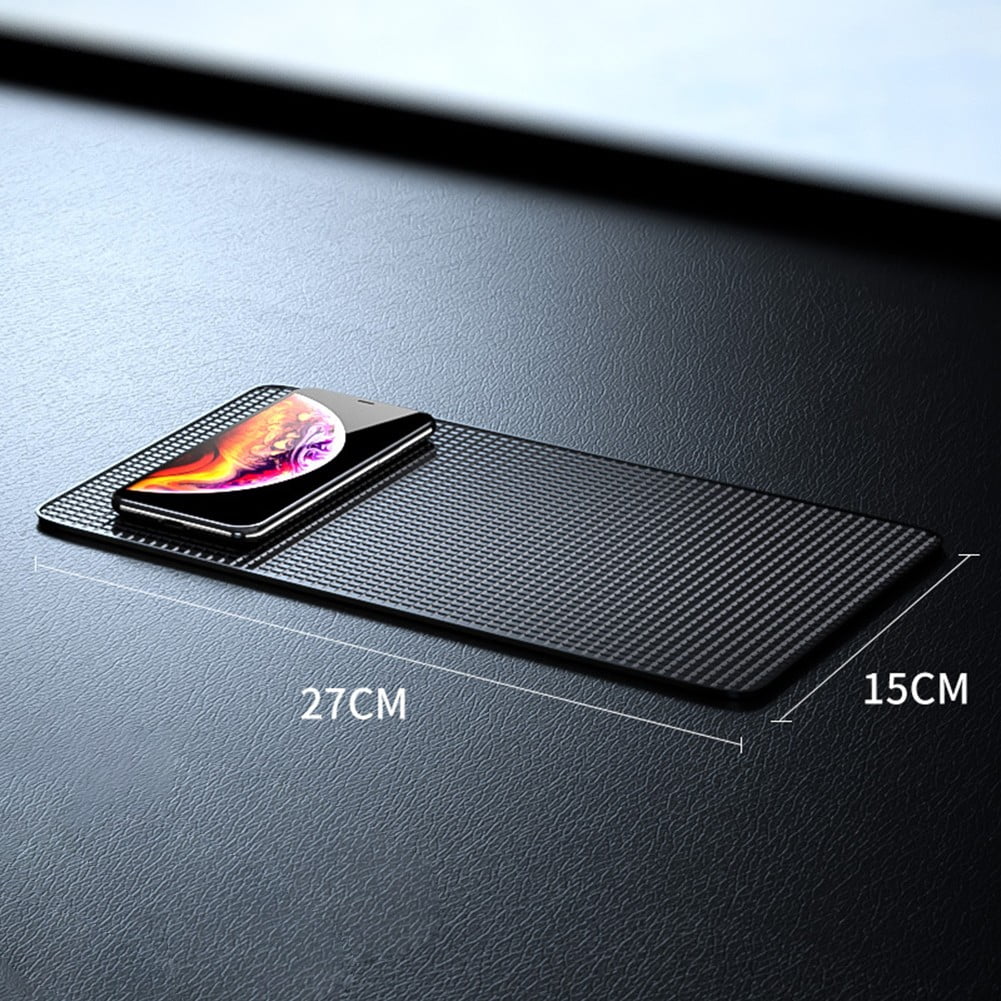 Black Car Dash Grip Mat Mobile Phone Holder Anti Slip Silicone Super