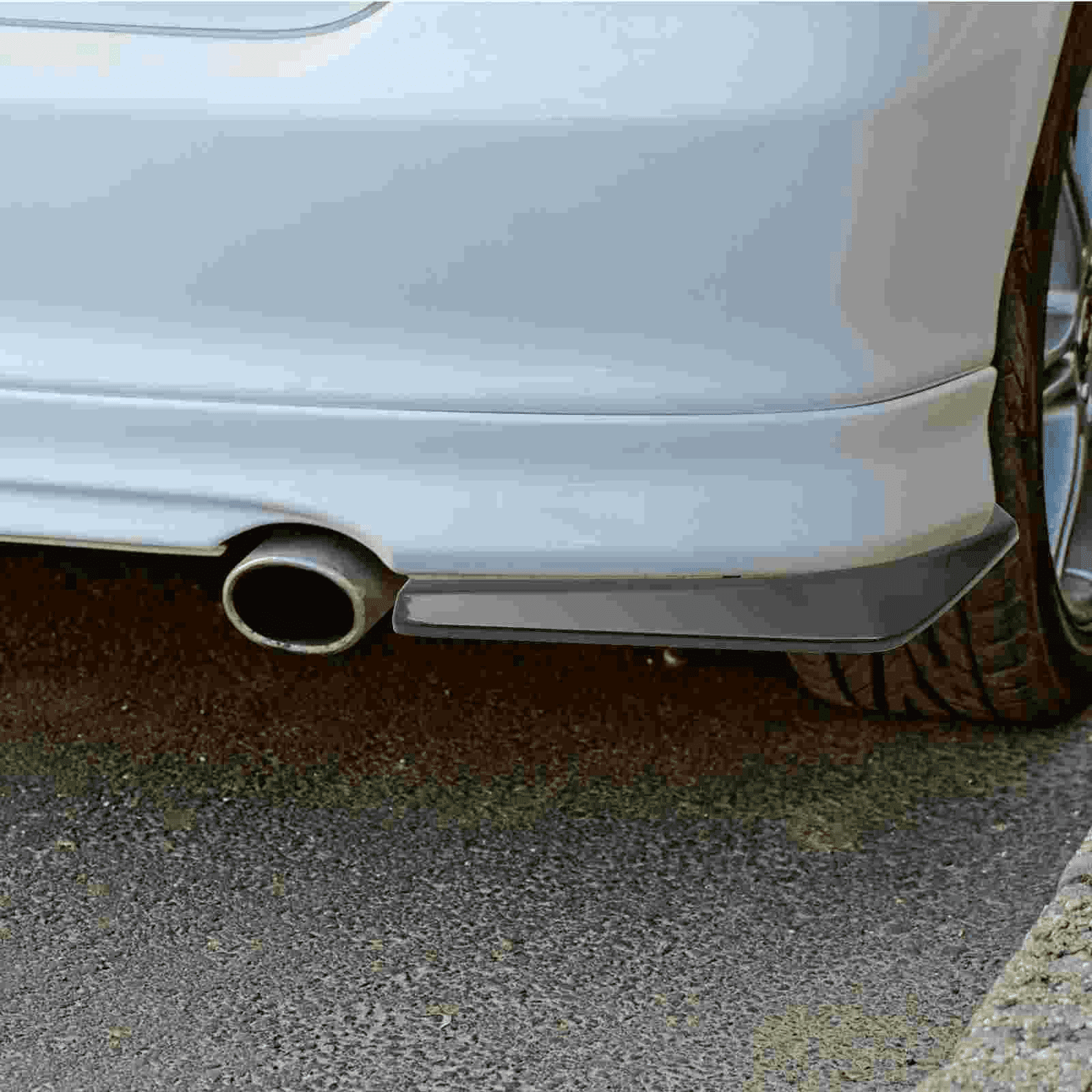 Black-Car Modified Carbon Fiber Side Skirt Protector, Rear Corner ...
