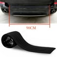 thumbnail image 1 of Black Car Rear Bumper Sill/Protector Plate Rubber Cover Guard Pad Moulding Trim, 1 of 5