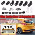 thumbnail image 1 of Black Car Rear Trunk Spoiler Wing Riser Lift Extension Kit for Focus Hatchback 4Dr G11737, 1 of 8