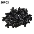 thumbnail image 1 of Black Car Rivet Clips 10mm Hole Push Clips for Fender Door Trim 50x Pack, 1 of 9