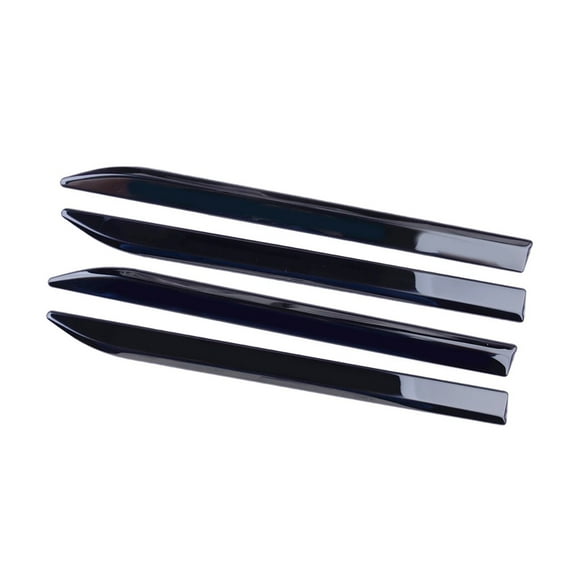 Black Car SUV Body Front Door Side Mudapron Trim Dagger Emblem Sticker Cover Badge Strip Stripe Decal Decor