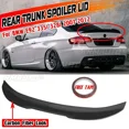 thumbnail image 1 of Black/Carbon Fiber Look Car Rear Trunk Boot Lip Spoiler Lip For BMW E92 335i 328i 2007-2012 Rear Boot Trunk Spoiler Lip Body Kit, 1 of 7