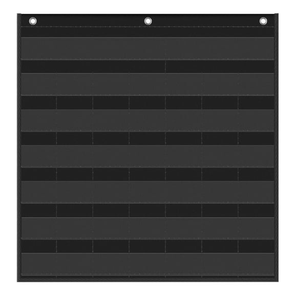 Black Card Holder Wall Hanger, Mesh Pocket Rack for Collectibles, Dustproof