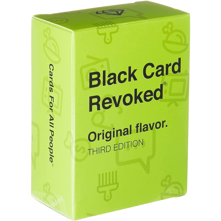 Black Card Revoked - Third Edition: Themed Deck Game for Playing and Exploring Black Culture - Walmart.com Black Card Revoked - Third Edition: Themed Deck Game for Playing and Exploring Black Culture - Walmart.com