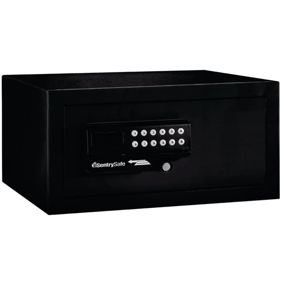 SentrySafe HL100ES Card Swipe Hotel Safe, 9.0 in x 18.0 in x 16.0 in, Black