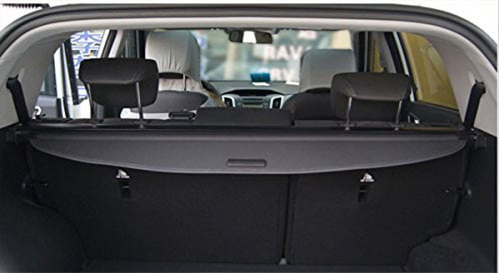 Black Cargo Cover Hyundai Santa Fe 20132014 Retractable Security Shade
