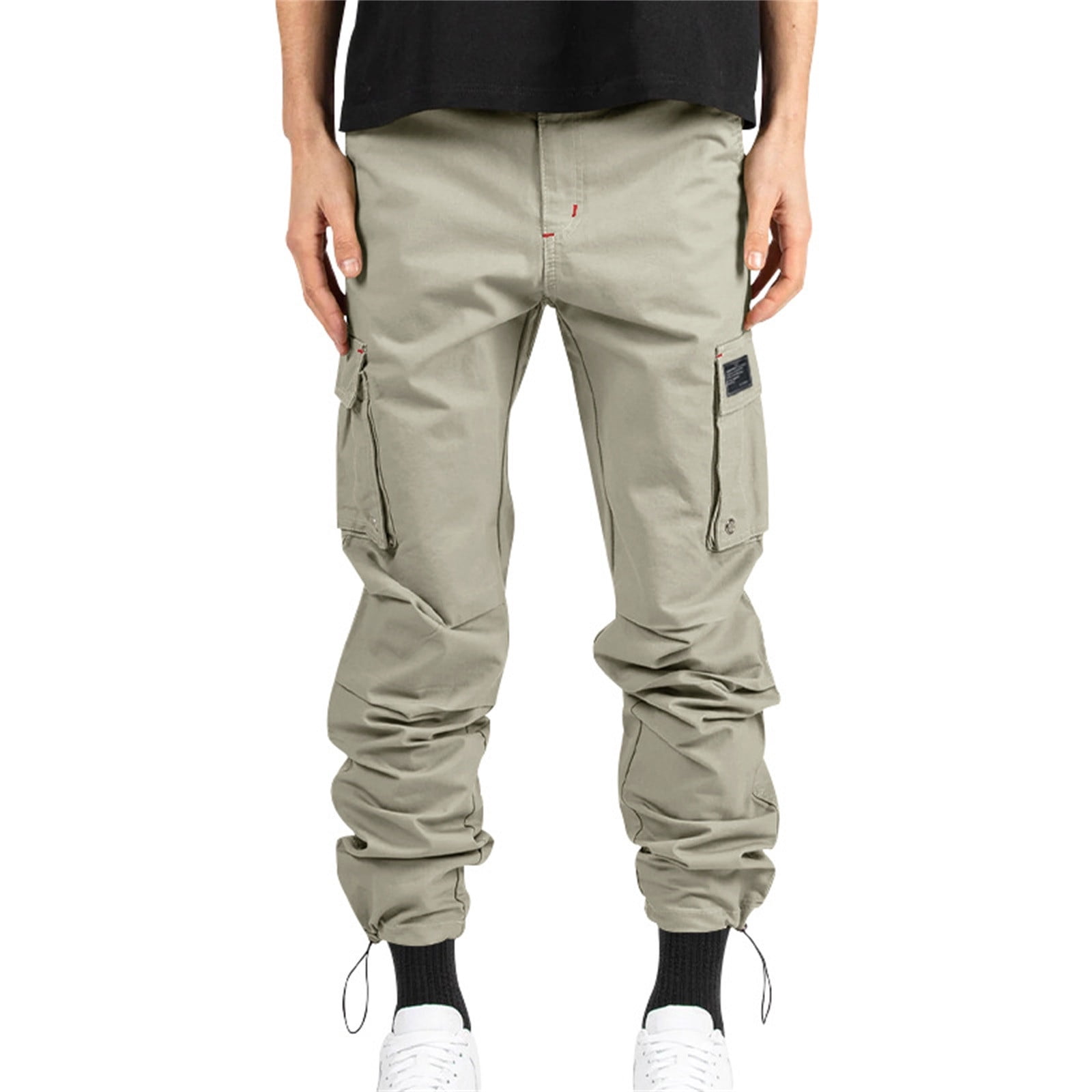 Solid Cargo Pants--Clearance