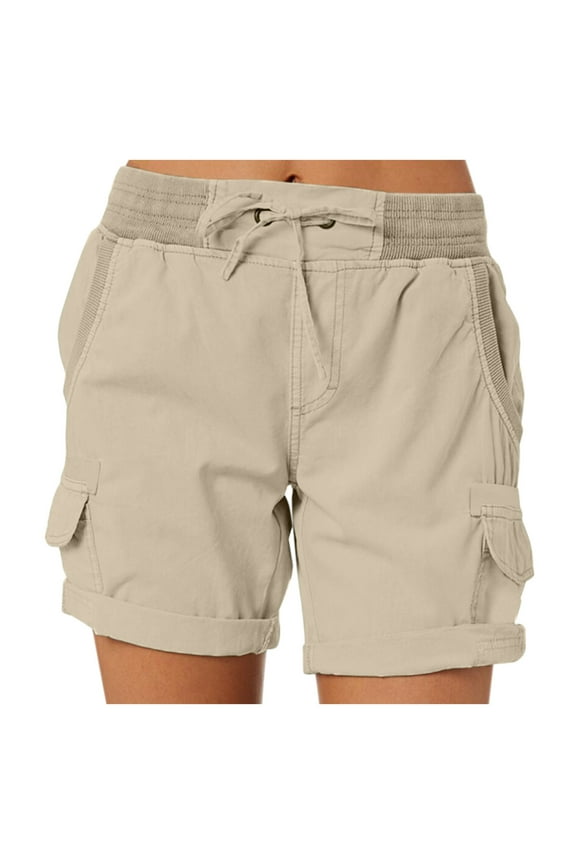 Black Cargo Shorts Women Plus Size High Rise 2024 Short Cargos Travel Loose Summer Shorts for Women 2024 Vacation Trendy Womens Hiking Shorts 7 Inch Inseam Womens Cargo Shorts with Pockets High Rise