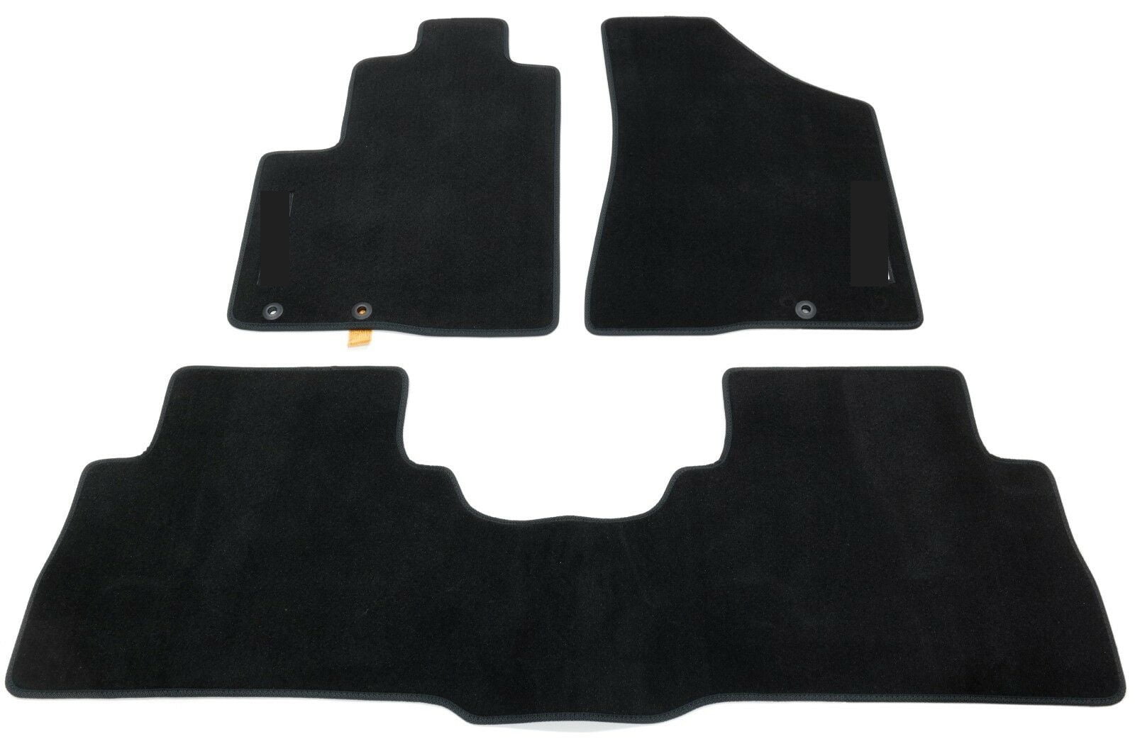 Black Carpet Floor Mats fits 20112014 KIA Sorento Front/Rear Set