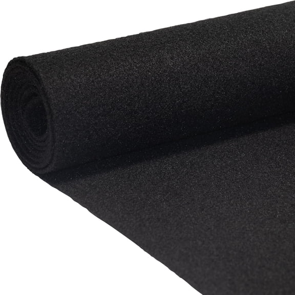 Black Carpet Non-Woven Fabric | Length: 72 inch (6 ft.), Width: 72 inch (6 ft.) | for Speaker Sub Box Carpet Home, Auto, RV, Boat, Marine, Truck & Car Trunk Liner