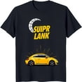 thumbnail image 1 of Black Cartoon T-Shirt with & 'SUIPR LANK' Text, 1 of 5