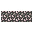 thumbnail image 1 of Black Cartoon Unicorn Floral Pattern Kitchen Rug Mat,Kitchen Runner Rugs Non Skid Washable,Decorative Kitchen Floor Mats for Kitchen,Sink,Laundry,17"x47.2", 1 of 7