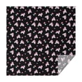 thumbnail image 1 of Black Cartoon Unicorn Heart Pattern Square Tablecloth,Waterproof Square Table Cover,Wipeable Spillproof Washable Table Cover for Home Kitchen Party Decor 52"x52"(132x132cm), 1 of 6