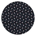 thumbnail image 1 of Black Cartoon Unicorn Pattern Round Fitted Tablecloth with Elastic Edge,Dining Table Cover Waterproof,Outdoor Round Tablecloth for Camping,Dining,Indoor and Outdoor, 1 of 7