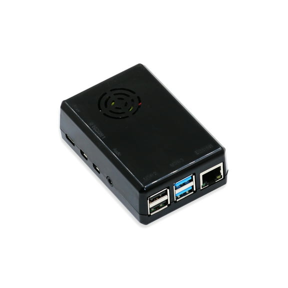 Black Case for Raspberry Pi 4 with Fan