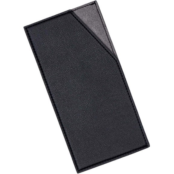 Black Cash Envelope Wallet Holder PU Leather Stuffing Budget Card Bill Reusable Money Envelopes for Women Receipt Coupon Organizer