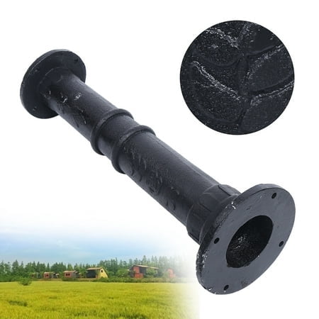 Black Cast Iron Hand Pump Stand0.16"x0.47" Mounting Holes Well Fountain Booster Stand for Garden Hand Water Pump Cast Iron Black Well Fountain Booster Hand Water Pump Stand Well Pitcher Cast Outdoor