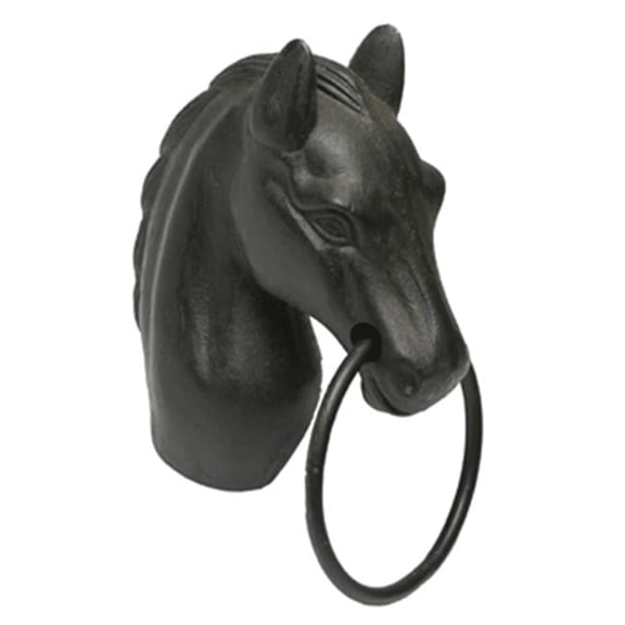 Black Cast Iron Hitching Post