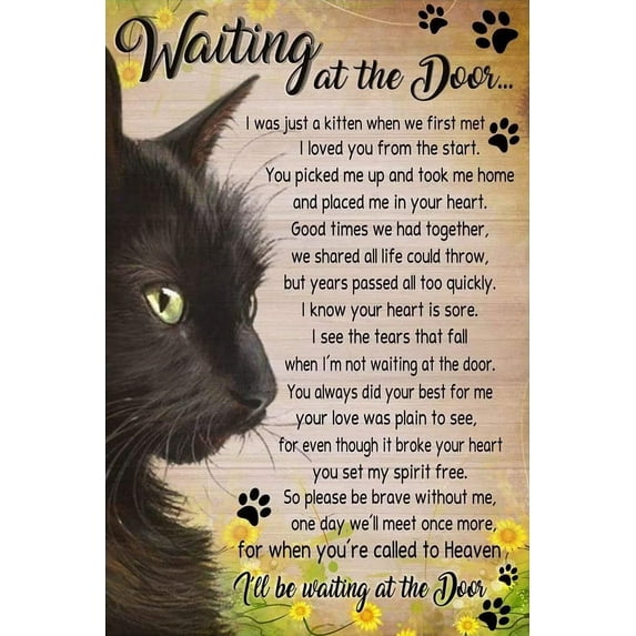 Black Cat 1000 Piece Wooden Jigsaw Puzzles For Adults Family Elderly Waiting At The Door Poem Sunflower Puzzle Game For Family Art Decorations Funny 1000 Piece Puzzle Toy Gift For Friend Wife Mom