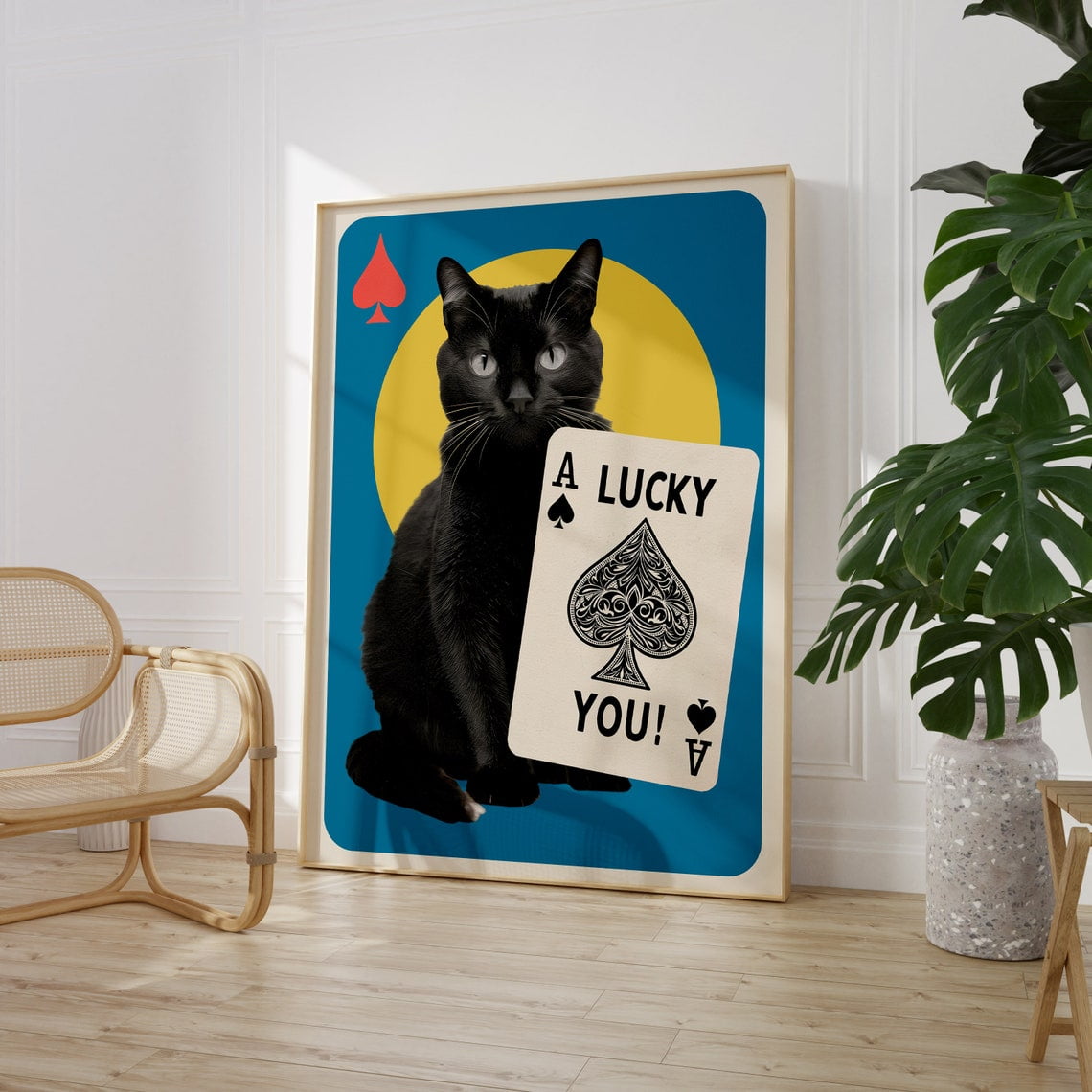 Poker Card Ace of Spades Pup Pet Cat Dog Halloween Costume