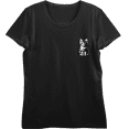 thumbnail image 1 of Black Cat Adult Black Crew Neck Short Sleeve Tee-Medium, 1 of 6