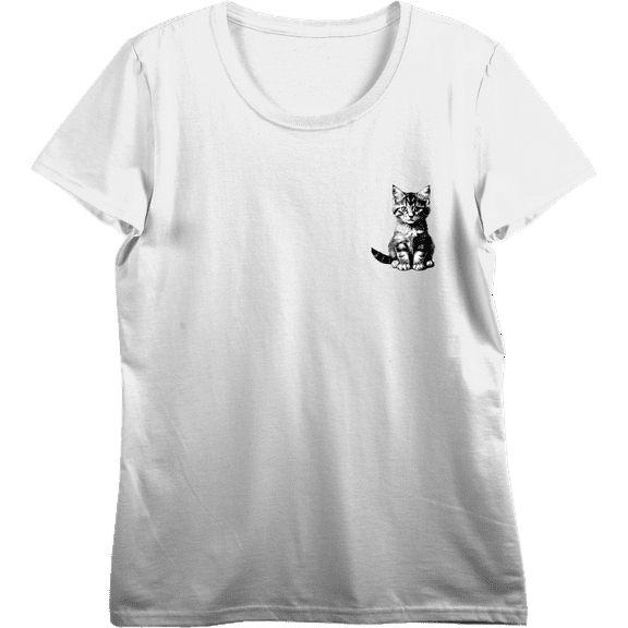 Black Cat Adult Vivid White Crew Neck Short Sleeve Tee-XXL